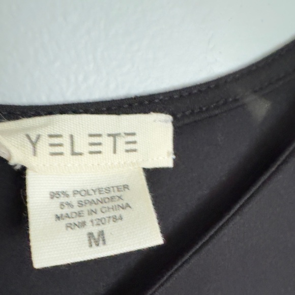 Yvette Black Midi Dress Medium NWOT - Picture 3 of 5